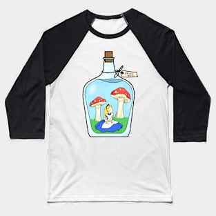 Alice in a bottle Baseball T-Shirt